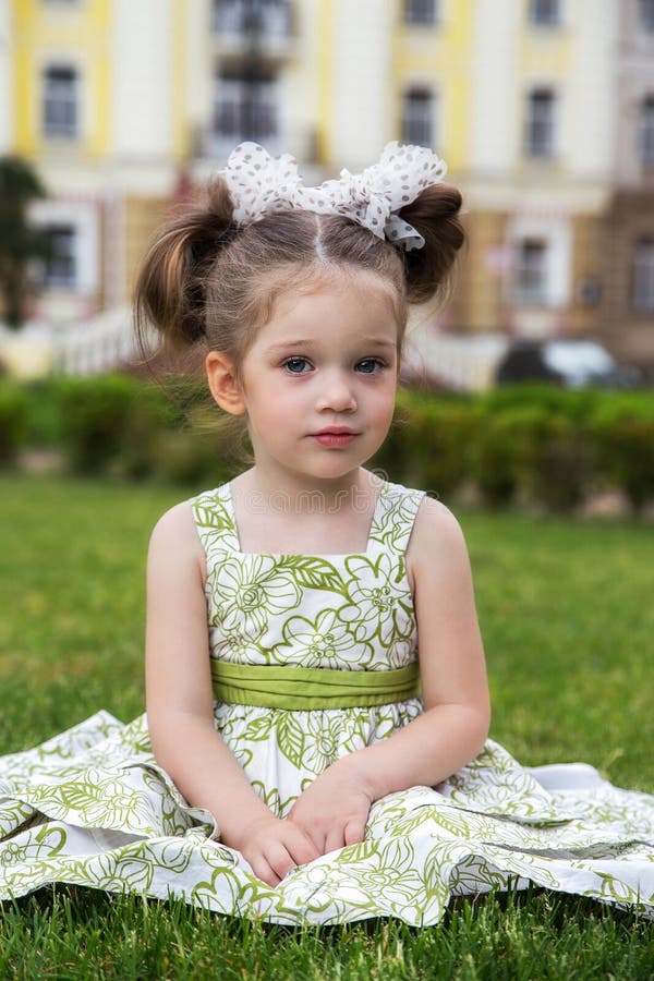 Girl in dress stock image. Image of model, child, dress - 86080279