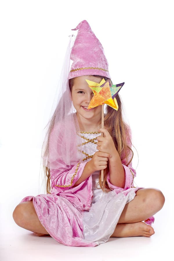 Girl dressed as fairy
