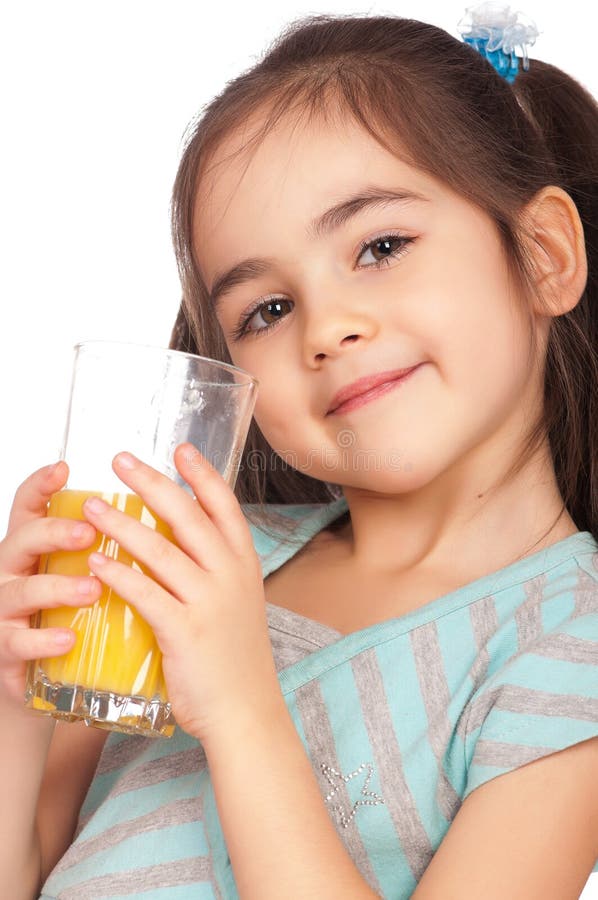 Girl drinking juice stock photo. Image of caucasian, beautiful 18289360