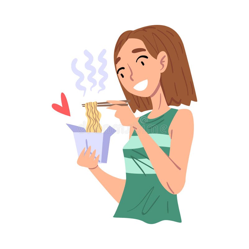Cartoon Girl Eating Pasta Stock Illustrations – 119 Cartoon Girl Eating  Pasta Stock Illustrations, Vectors & Clipart - Dreamstime