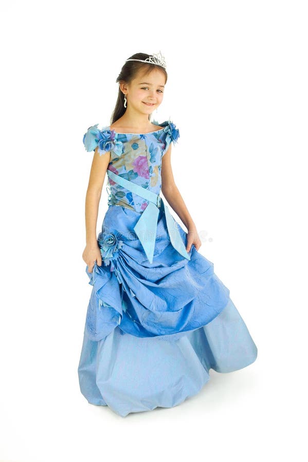 The girl in an elegant dress royalty free stock photography