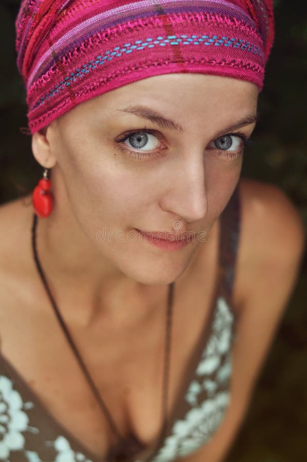 Girl in ethnic clothing stock image. Image of elegant 25809709