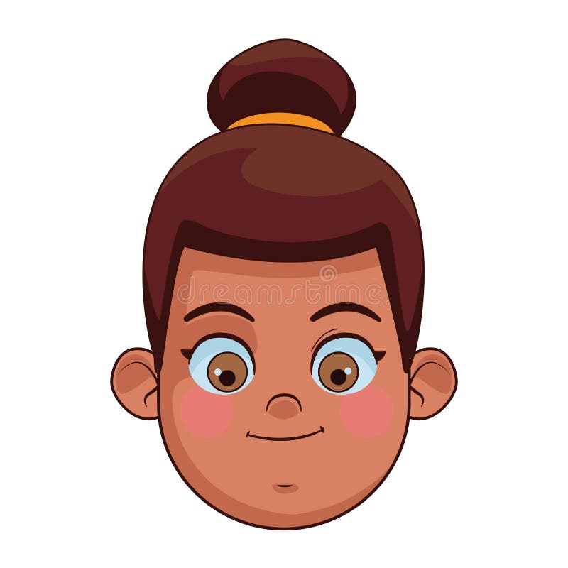 Cute Girl Avatar Icon Cartoon Little Vector có sẵn miễn phí bản quyền  1943696422  Shutterstock