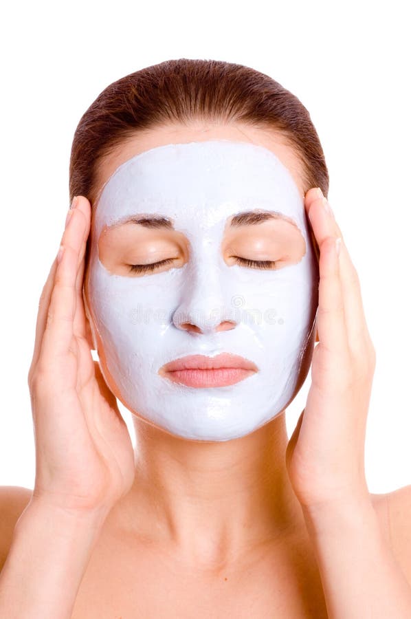 Girl with face mask stock image. Image of cosmetics, harmony 13533039