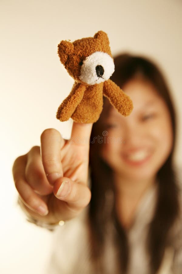 female hand puppet