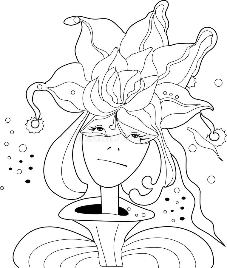 Girl Coloring Pages Stock Illustrations 1 367 Girl Coloring Pages Stock Illustrations Vectors Clipart Dreamstime