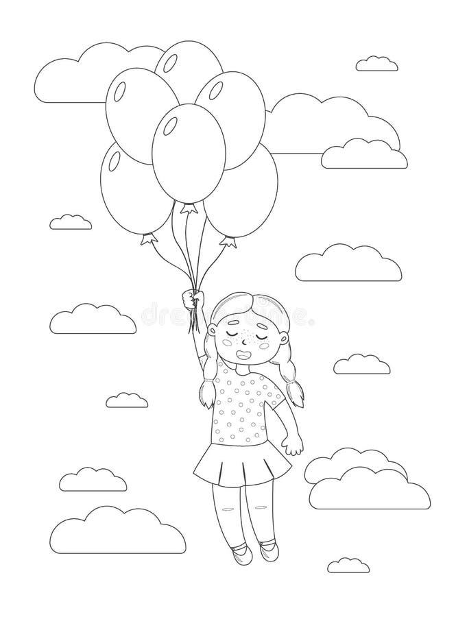 Share more than 124 girl with balloon drawing latest