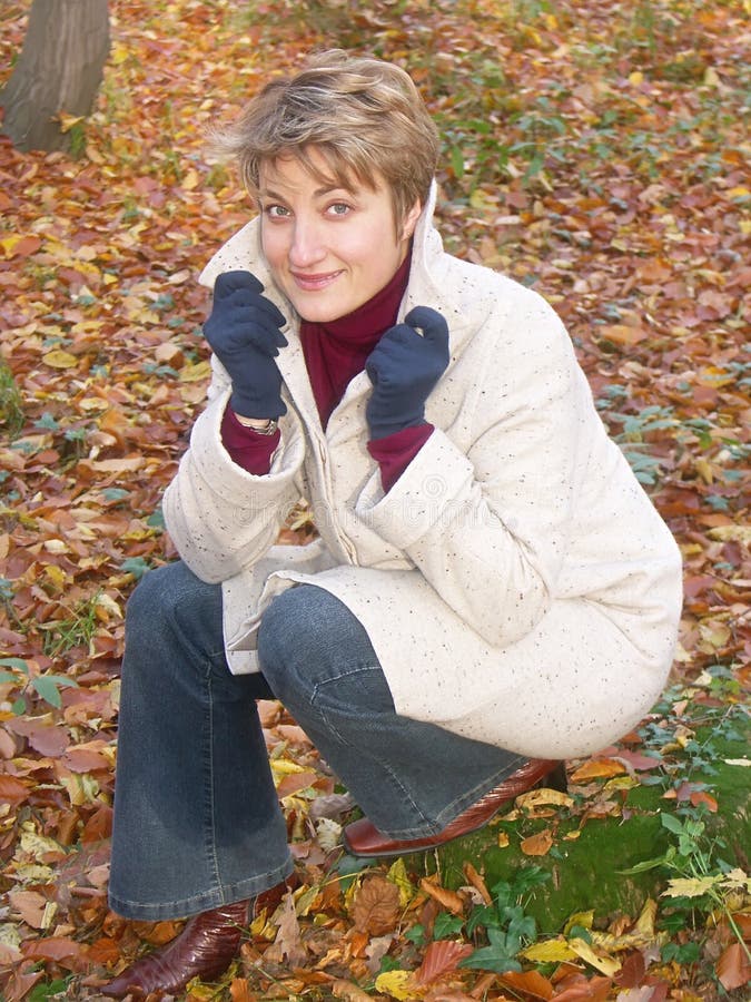 Girl in the forest