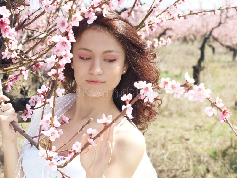 Girl in the garden