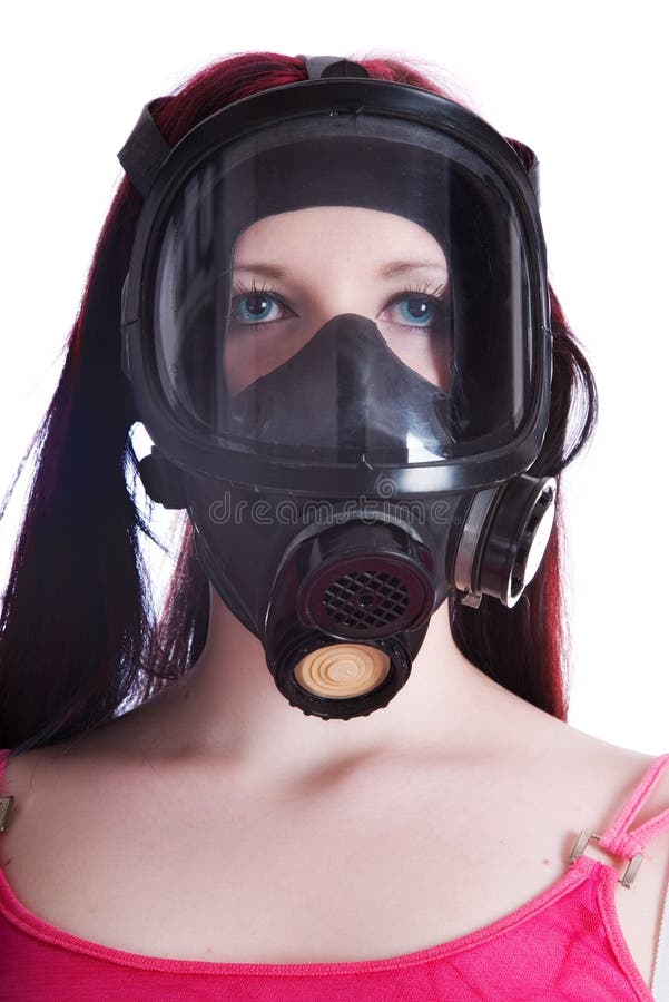 The Girl In Gas Mask Stock Images Image 8762604