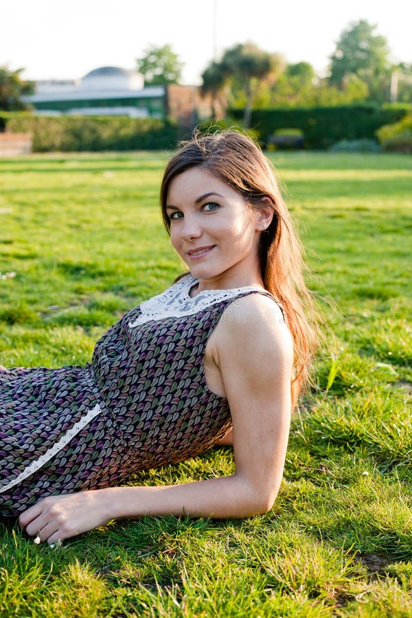 Girl in the grass