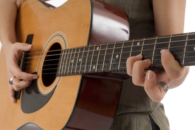 Girl with the guitar