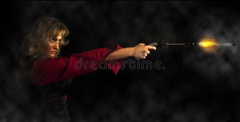 Girl with a gun