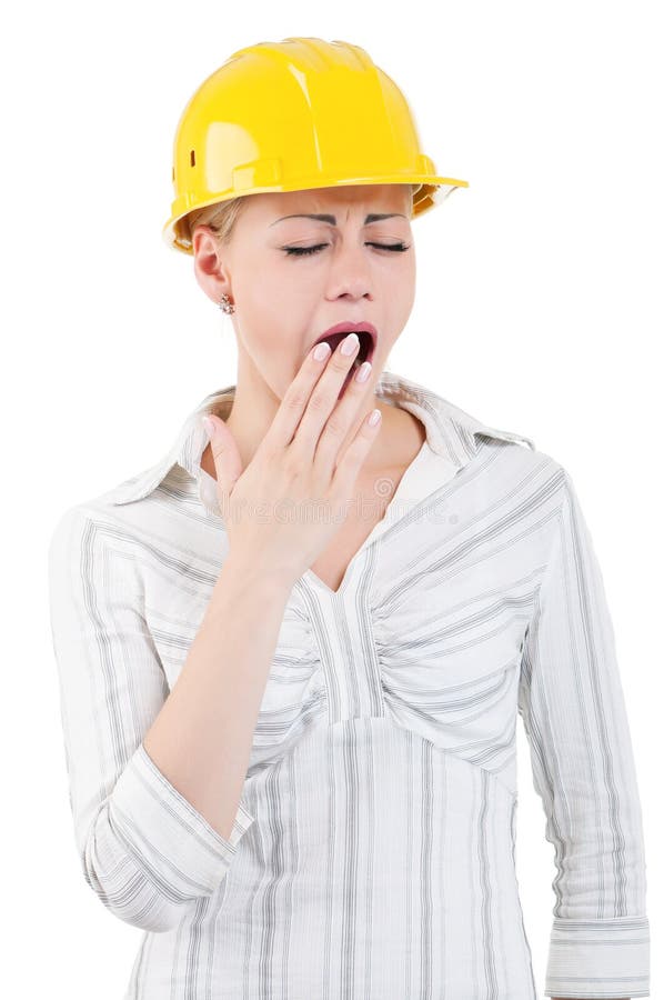 Girl with hard hat