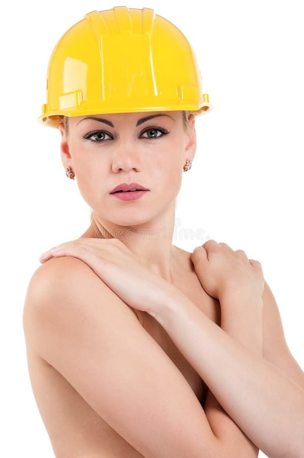 Girl with hard hat