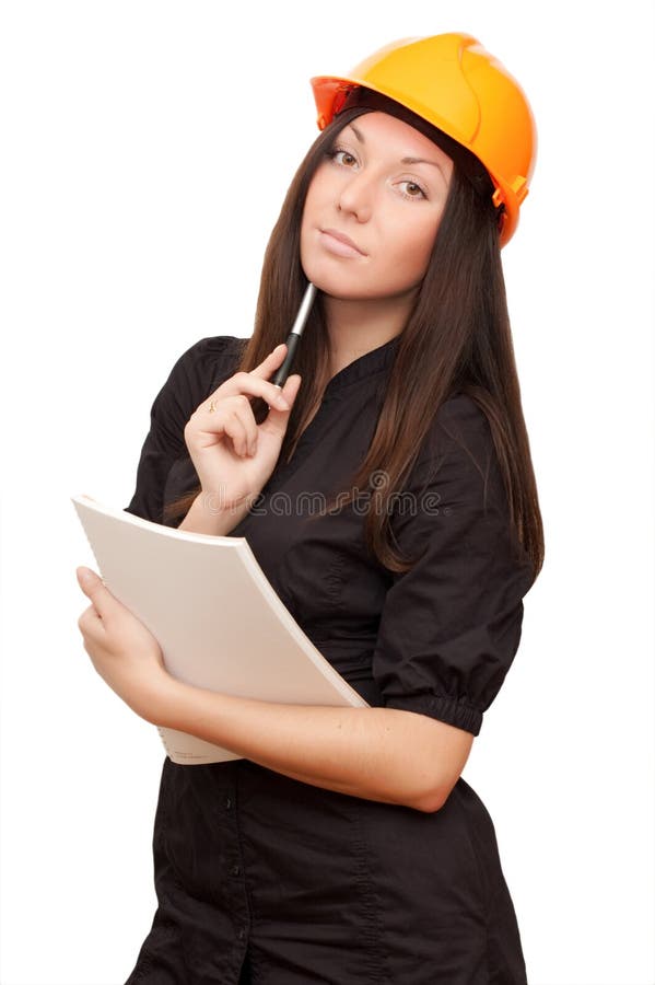 Girl in a helmet stock photo. Image of case, background 12201396