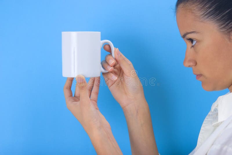 Girl Holding Cup Picture. Image 2958670