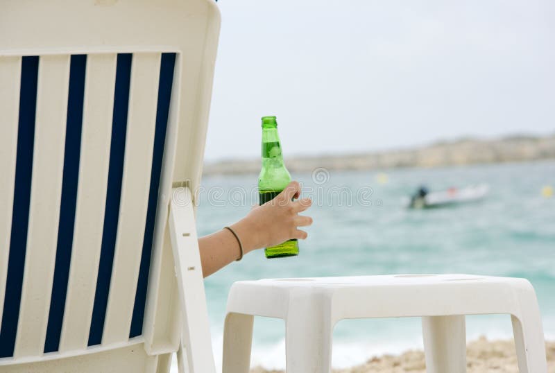 Cold Beer On Beach