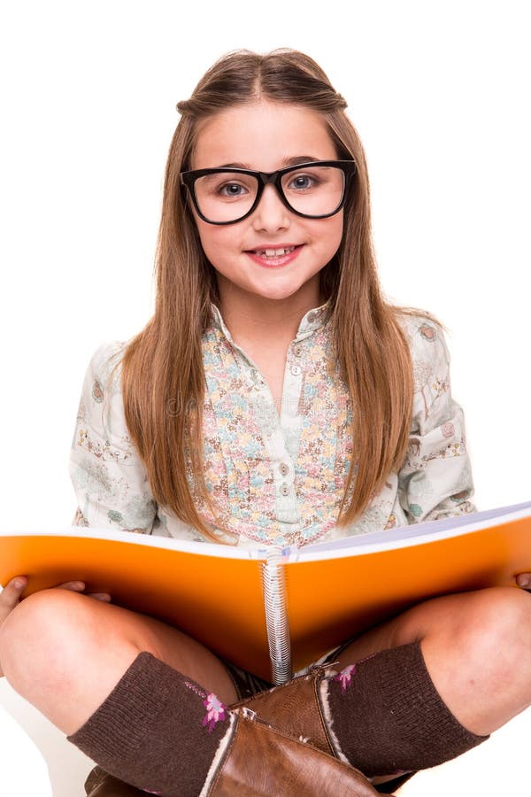 Girl holding a sketchbook