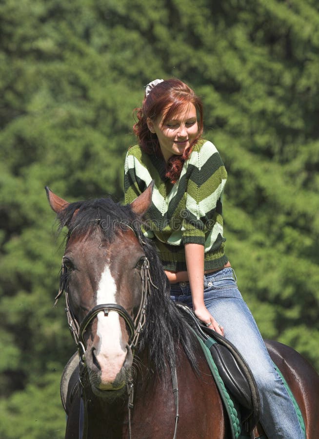 Girl on horse