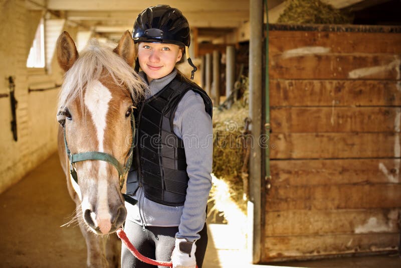 Girl with horse