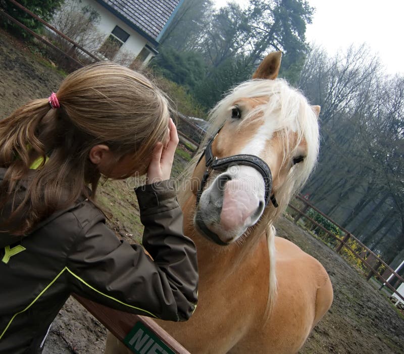 Girl and horse