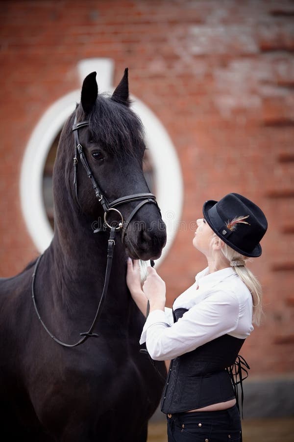 Girl and horse