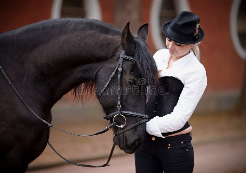 Girl and horse