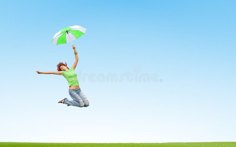 Girl Jumping Picture. Image 16977506