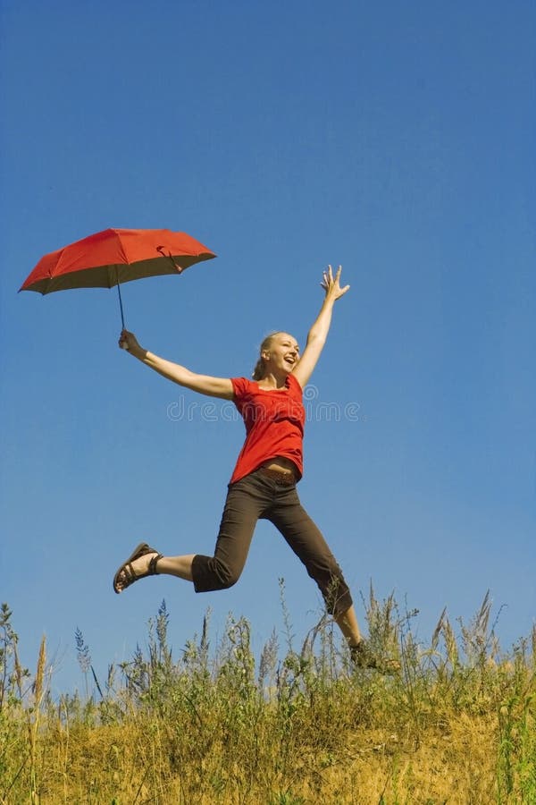 Girl Jumping Picture. Image 5621937