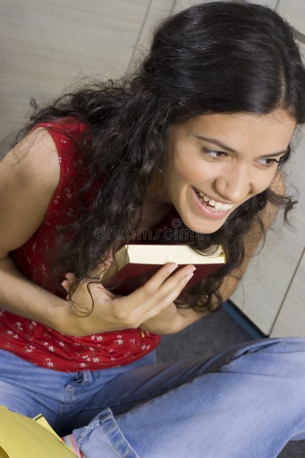 Girl with letter