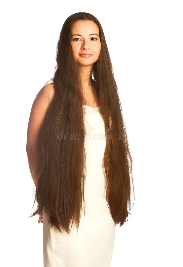 Girl with long hair