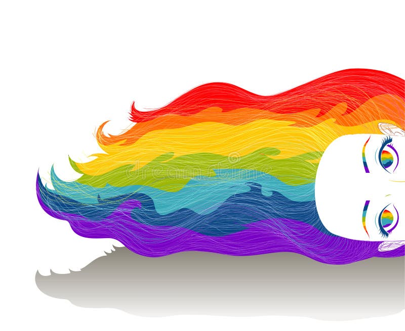 Rainbow Hairstyle Stock Illustrations – 712 Rainbow Hairstyle Stock  Illustrations, Vectors & Clipart - Dreamstime