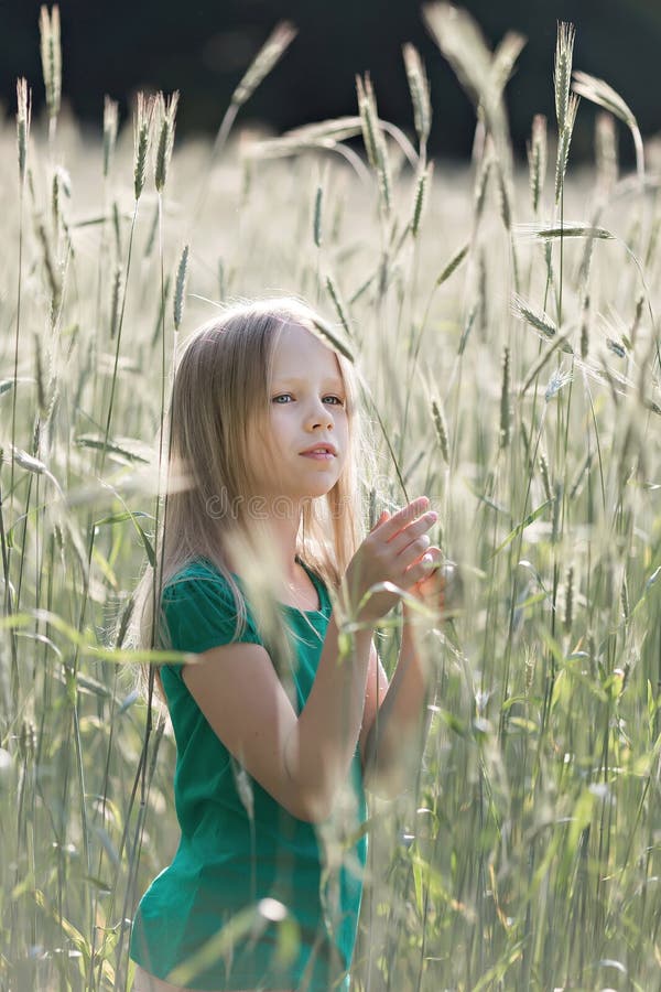 Girl on the field