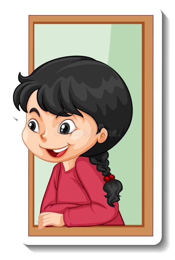 Little Girl Looking Out Window Vector Stock Illustrations – 59 Little ...