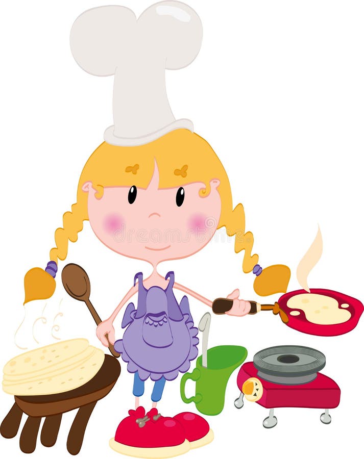 Flipping Pancakes Clipart