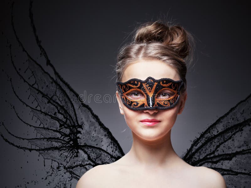 Masquerade Mask stock image. Image of mystery, close, closeup 7242695