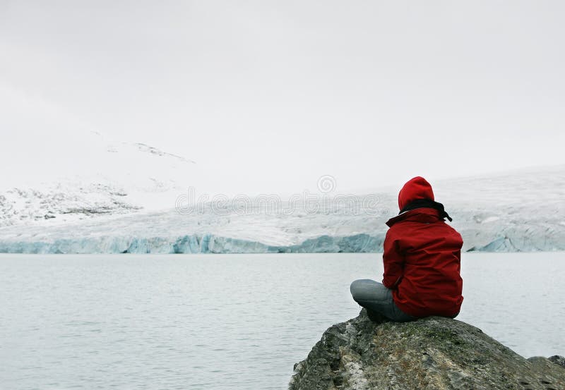 Girl in meditation