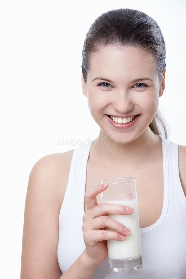 Girl with milk