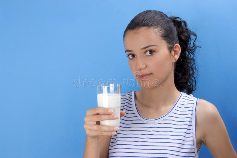 Girl with milk