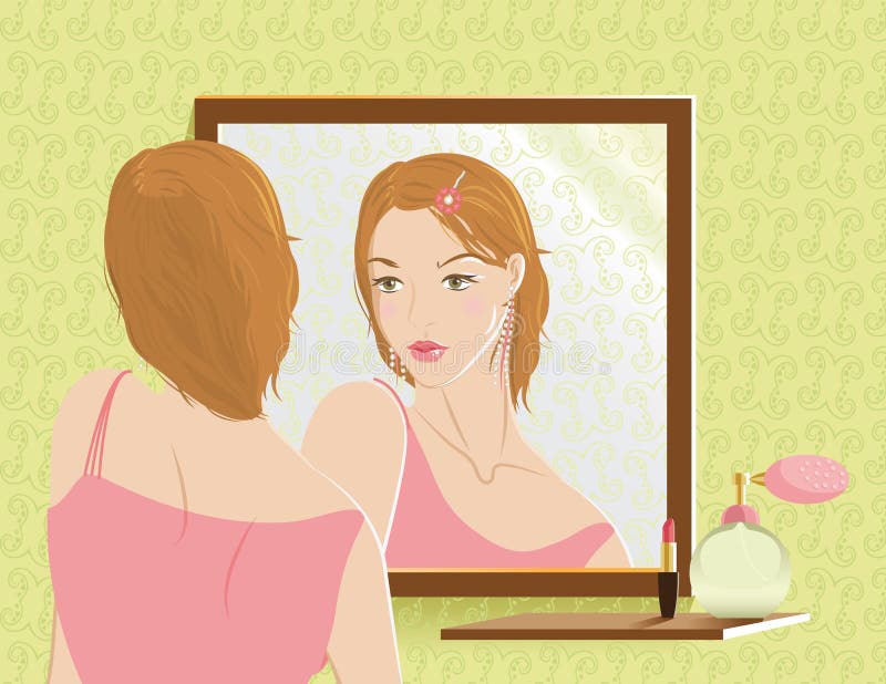 Cute Girl Looking Her Reflection Mirror Stock Illustrations 36 Cute Girl Looking Her Reflection Mirror Stock Illustrations Vectors Clipart Dreamstime