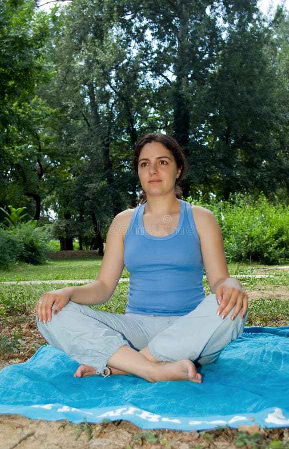 Girl Outdoor relaxing