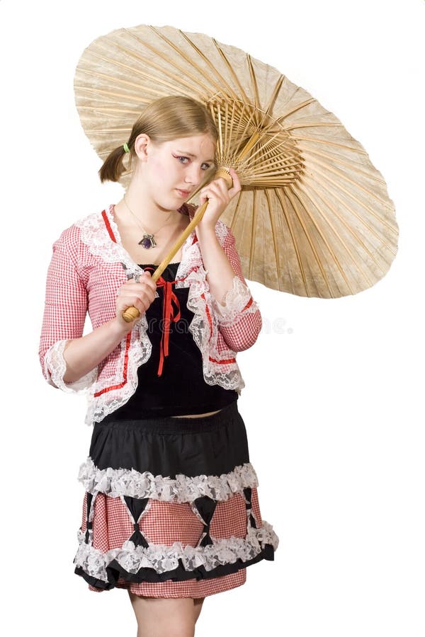 Girl with parasol