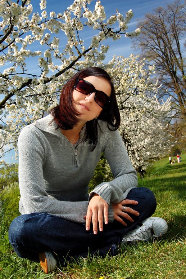 Girl in a park