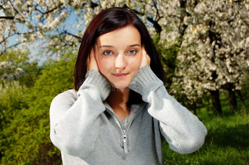 Girl in a park