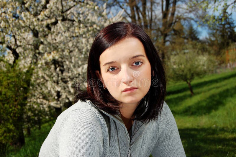 Girl in a park