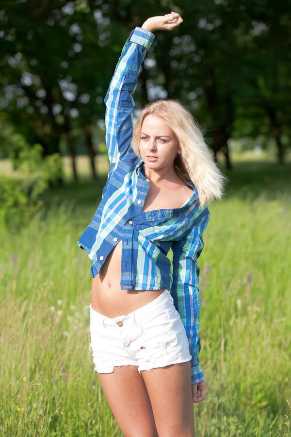 Girl in park