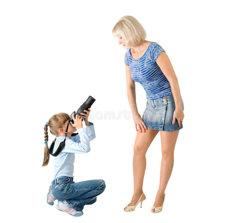 The girl - photographer