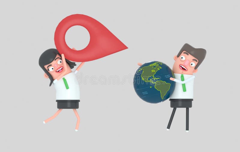 Girl placing on a globe world map a location icon. 3d illustration. Isolated. America.

Isolated. Easy automatic vectorization. Easy background remove. Easy color change. Easy combine. 6000x3800 - 300DPI For custom illustration contact me.