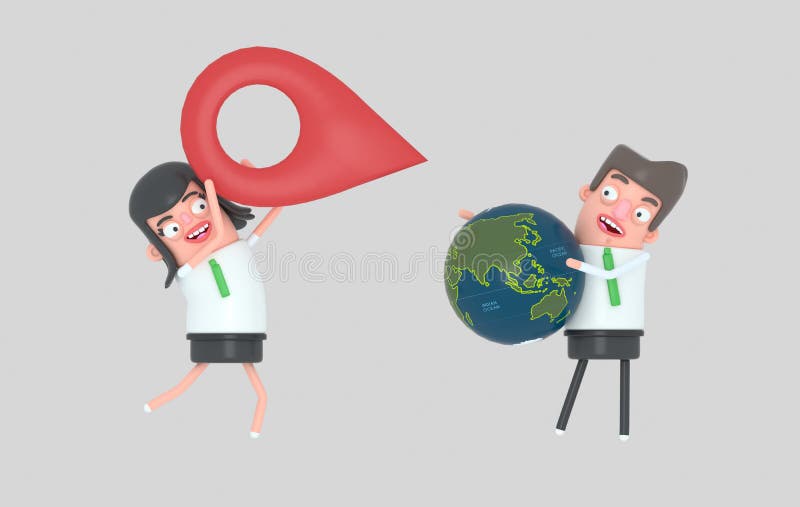 Girl placing on a globe world map a location icon. 3d illustration. Isolated. Asia

Isolated. Easy automatic vectorization. Easy background remove. Easy color change. Easy combine. 6000x3800 - 300DPI For custom illustration contact me.